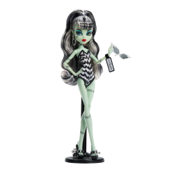 Кукла Монстер Хай коллекционная Фрэнки Штейн в образе Барби Monster High Skullector Frankie Stein x Barbie Collectible Mattel (JHK28)
