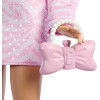 Лялька Барбі Делюкс Стиль у рожевому джинсовому костюмі Barbie Deluxe Style #9 in Pink Denim Outfit (JJN69)