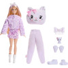 Лялька Барбі Милі пухнастики у костюмі Кошеня Barbie Cutie Reveal Cuddly Series Kitten Costume (JJP64)