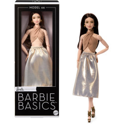 Кукла Барби Базовая Брюнетка Barbie Signature Basics Model 06 Brunette Hair (JJX25)