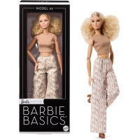 Кукла Барби Базовая Блондинка с кудрявыми волосами Barbie Signature Basics Model 07 Blonde Hair (JJX26)
