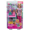 Лялька Барбі Педіатрг Білявка з двома малюками Barbie Careers Baby Doctor Blonde (JMK12)