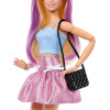 Кукла Барби Делюкс Стиль в розовой юбке металлик и куртке Barbie Deluxe Style Metallic Pink Barbiecore Skirt and Jacket (JNC61)